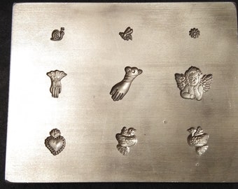 Steel Impression Die Plate | Jewelry Making Tool, Silversmithing (5-20mm)