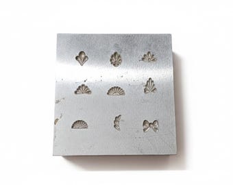 9-in-1 Steel Impression Die Plate | Jewelry Making Tool