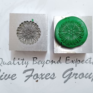 Flower | Floral | round flower | antique flower | Vintage die | Impression die | Embossing die | Charm die | concho die