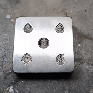 Steel Impression Die: 12mm Metal Stamp for Jewelry Making
