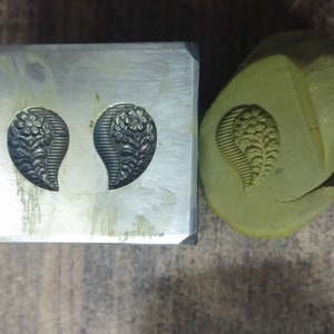 Impression Dies |Concho Die | Muschel | Schmuckwerkzeug | Metall Dies | Metallwerkzeug | Umformwerkzeug | Prägewürfel - Schmuckwürfel - Charm Die