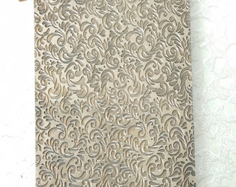Plancha de acero texturizada / Laminadora y prensa hidráulica, fabricación de joyas