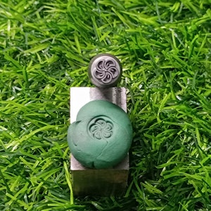 Fancy Metal Stamp | Flower Metal Die | Metal Stamps | Jewellery Stamp | Steel Stamp | Tiny Metal Stamp | Logo Stamp | Die Punch | Custom