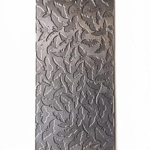 Bat Texture Plate: Steel Rolling Mill Pattern (2.5” x 6”)