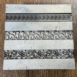 Matriz 3 em 1 | Matriz de arame | Matriz de moldura | Matriz de anel | Matriz de joalheria | Matriz de pingente | Ferramentas de joalheria | Ferramentas de ourivesaria | Joias de prata | 8 mm de largura