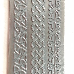 Steel Texture Plate for Jewelry Making | Celtic, Floral Designs