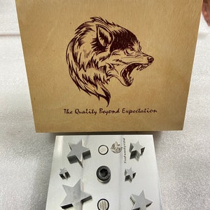 Jewelers Disc Cutter 7 Hole Punch Set Metal Circle Cutting