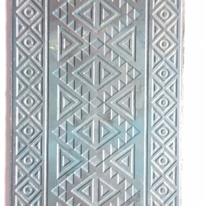 Designer Texture Plate for Rolling Mill & Hydraulic Press | Rolling Mill | Copper Sheet | | Silver Jewelry | leather texture Pattern