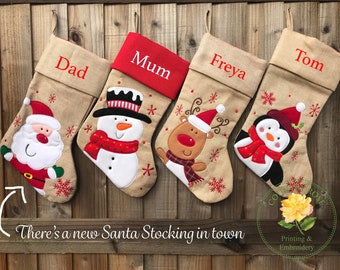 Yellow Violin Notes Santa Xmas Socks 2Pcs Set Christmas Stockings Decorations