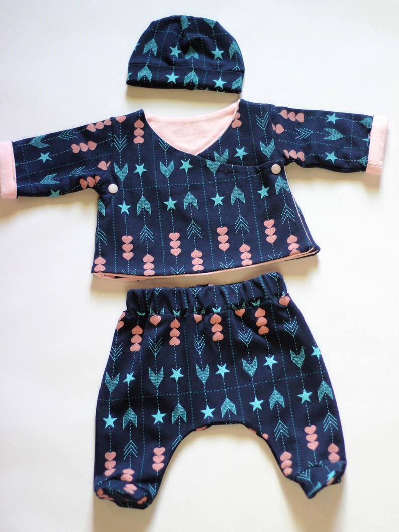 Ensemble naissance coffret cadeau mixte bleu marine 0-3 | Etsy