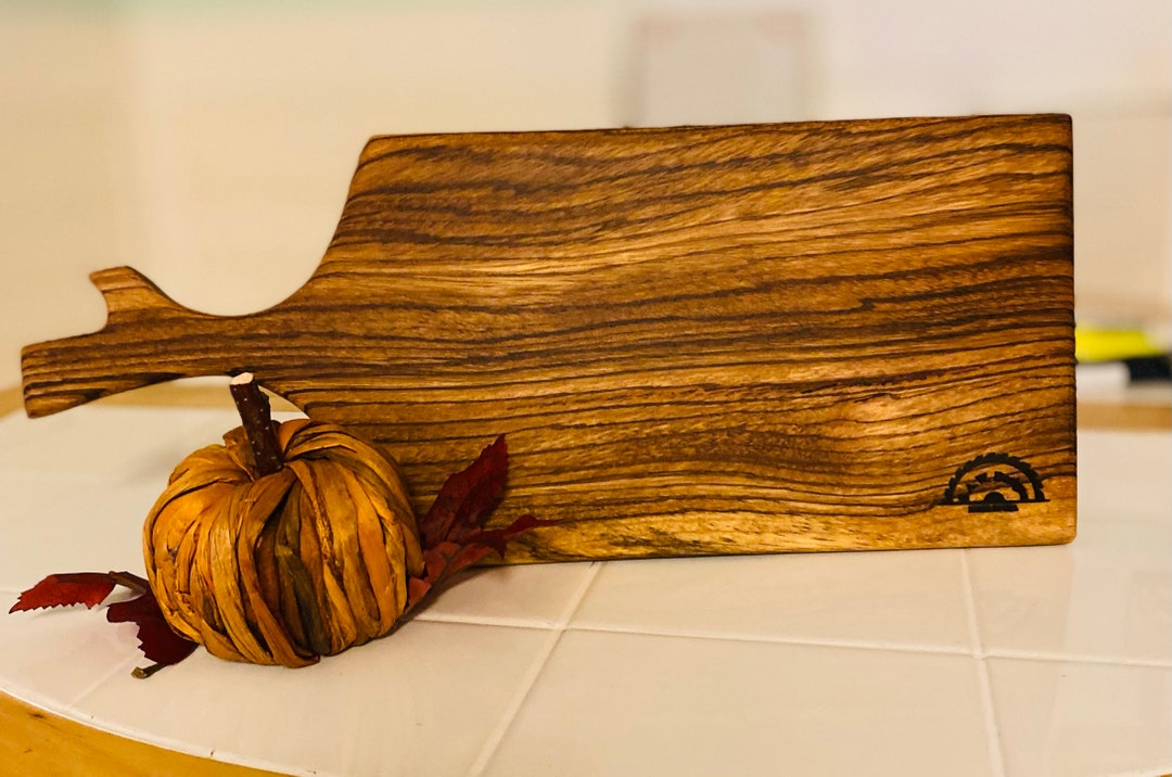 Zebra Wood Charcuterie/bread Board Etsy