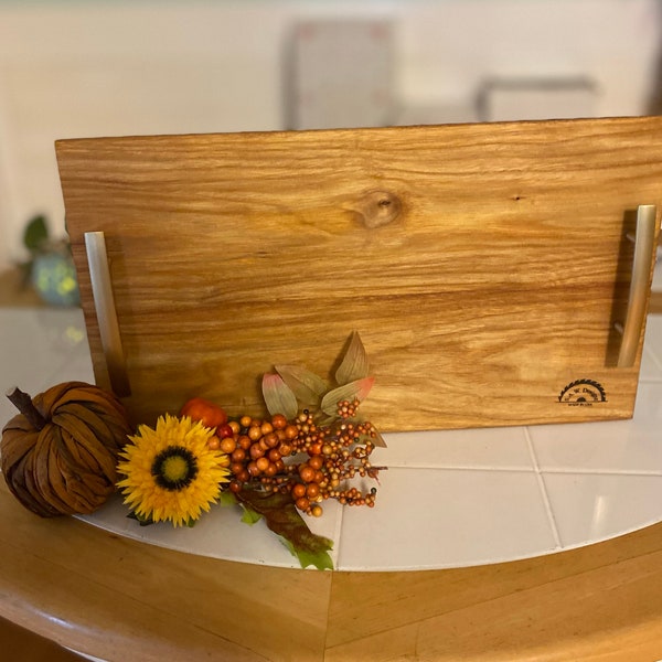 Wood Serving Tray Etsy