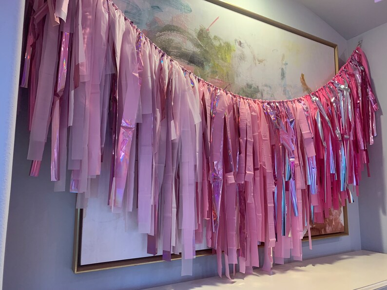 8 Ft Fringe Banner Fringe Garland Ready to Ship Fringe Etsy
