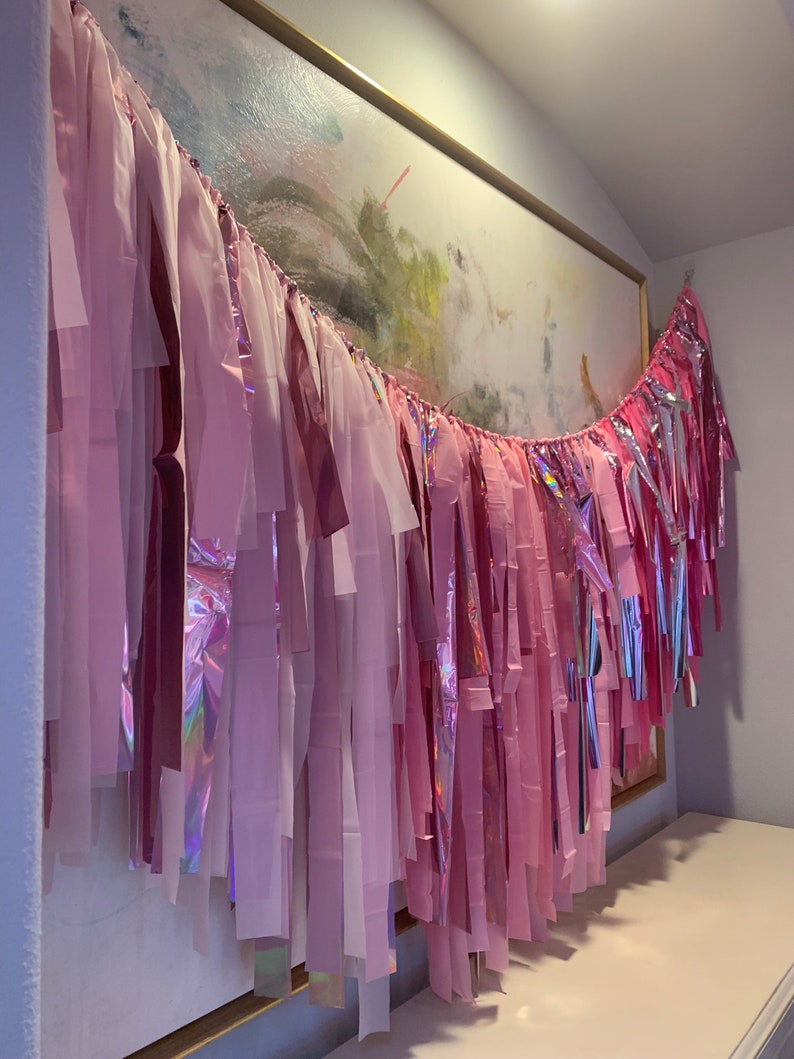 8 Ft Fringe Banner Fringe Garland Ready to Ship Fringe Etsy