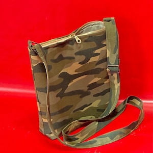 Camouflage Purse, Camo Shoulder Bag, Camo Crossbody, Camouflage Bag