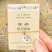 In a World Full of Tens Be An Eleven Wish Bracelet, In a World Full of 10’s Be an 11 Birthday Card, Retro 1980s Party Gifts
