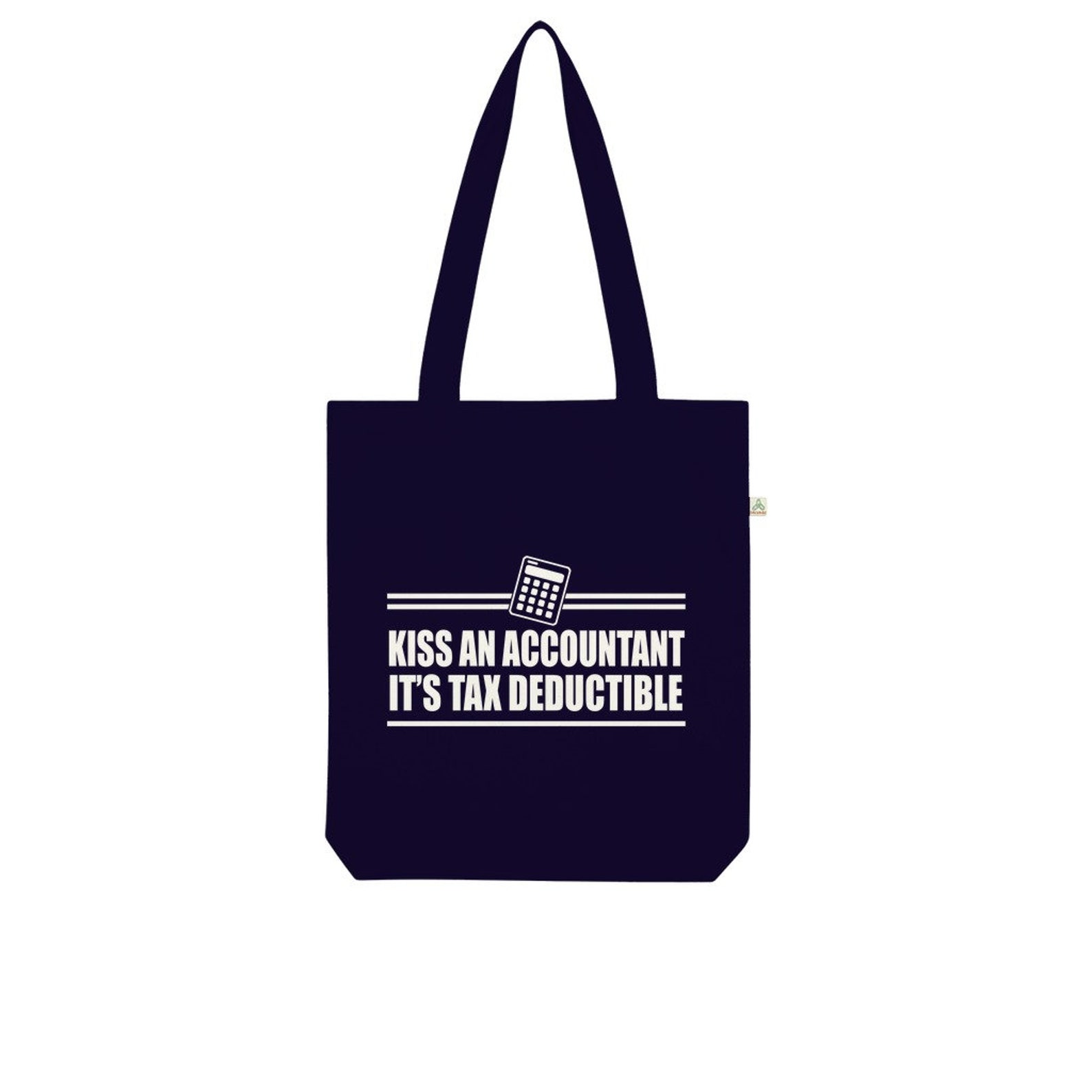 Accountant Organic Tote, Accountant Bag, Bag for Accountant, Fun
