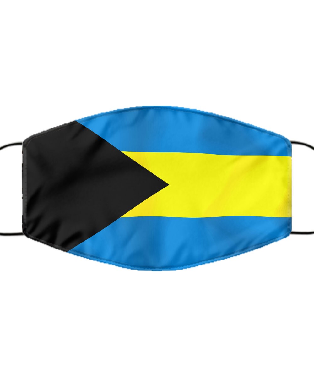 Bahamas Face Mask Bahamas Print Bahamas Print Face Mask Etsy
