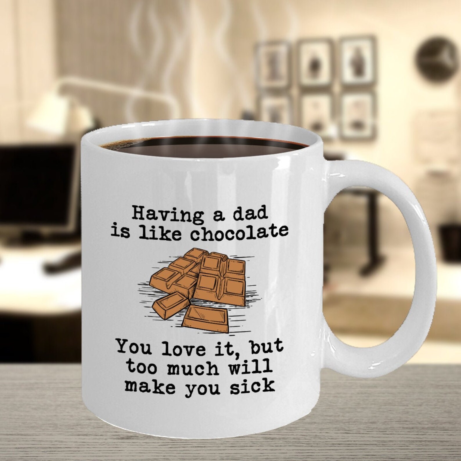 Funniest Dad Mug Dad Coffee Cup Christmas Gift For Dad Dad Etsy