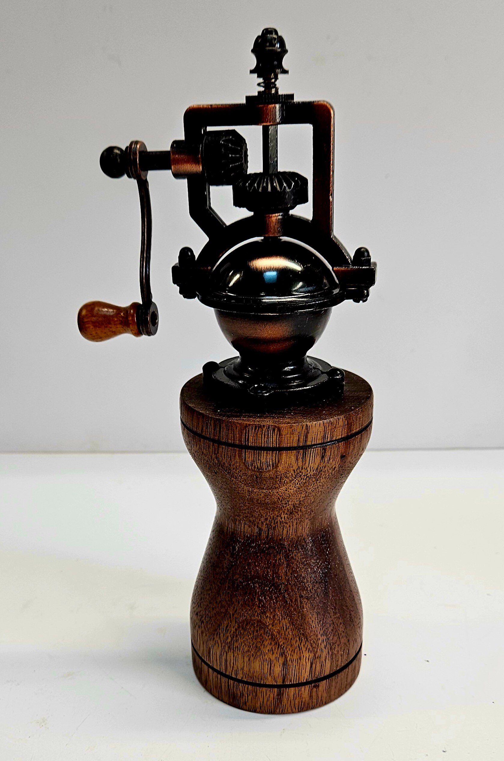 Peppermill – Antique-Style - Steampunk - Oregon Walnut - Handmade - Recycled Wood - PGW 44