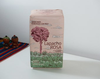 Lapacho Rosa Yerba Mate - Traditional - 1.1 lb / 500 grs