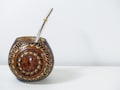 Hand Carved Yerba Mate Gourd Mandala Color Design - Includes 2 Straws Bombillas - Handmade in Argentina product logo