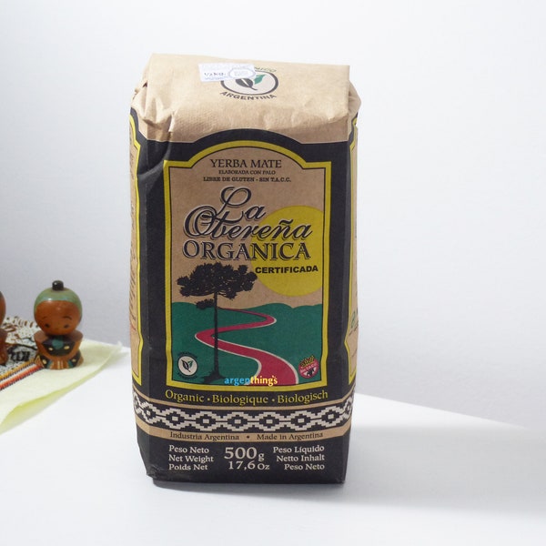 La Obereña Organic Yerba Mate - Certified - 1.1 lb / 500 grs
