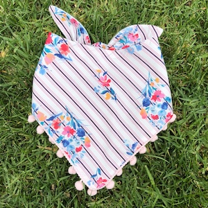 Posie Stripes Dog Bandana