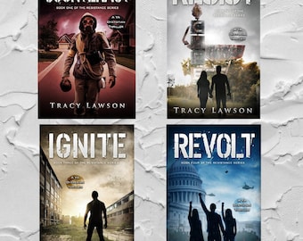 The Resistance Series Set of Four Paperbacks - young adult fiction - dystopia - political thriller - book series - YA - signed by author