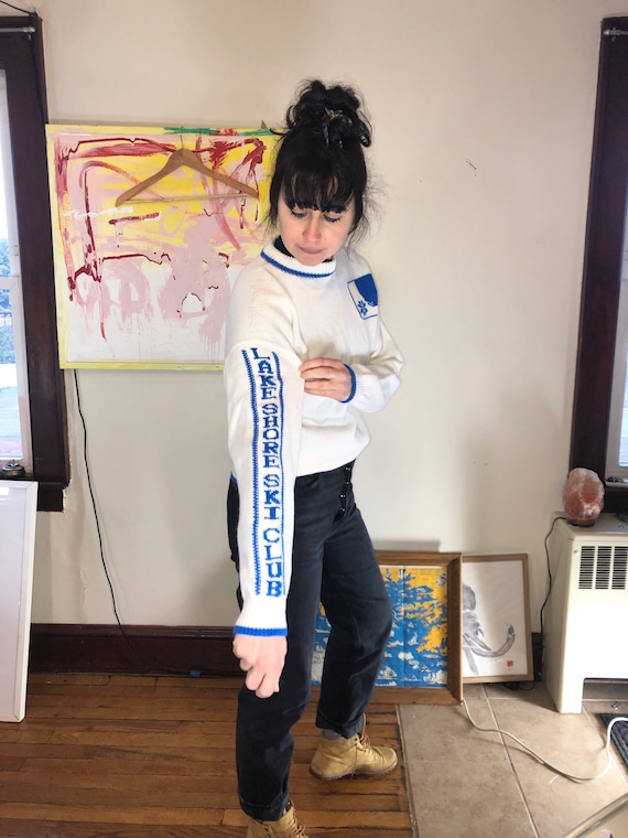 Vintage Acrylic Ski Sweater 1970s