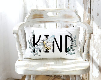 Bienen Kind Lendenkissen | Vintage Style Bienen-Dekor-Kissen | Bienen Kissen | Kissen Bienen | Hummel Dekor | Kindesdekor