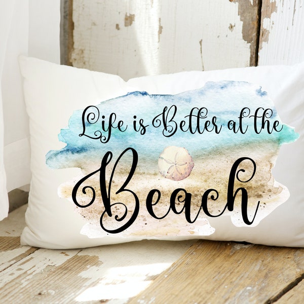 Better at the Beach Pillow main image 1
