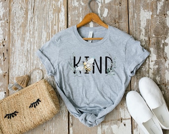 Bee Kind Shirt | Vintage Style Faded Bee T-shirt | Botanical Bee Shirt | Kindness Shirt | Save the Bees | Cute Bee Shirt | Honeybee Shirt