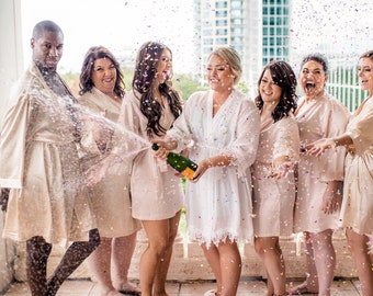 silk dressing gowns for bridal party