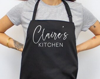 Custom Apron Gifts, Aprons for Her, Engagement Gifts, Wedding Apron Gifts, Bride Apron, Mrs Apron, Bridal Apron Gifts, Custom Bridal Apron