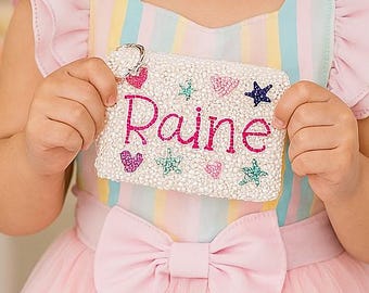 Fun Kids Coin Purse, Personalized Kids Wallet, Customizable Kids Coin Pouch, Personalized Kids Coin Purses, Custom Kids Money Pouch as Gifts