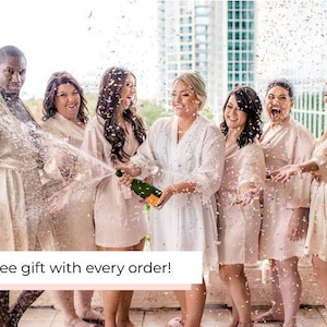 Silk robes wedding party on sale