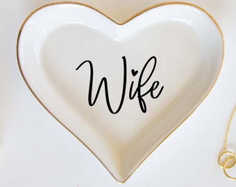 Wedding Ring Holders, Wife Engagement Ring Trays, Wife Wedding Ring Dish, Ring Dish, Ring Holders, Ring Trays, Trinket Tray, Engagement Gift