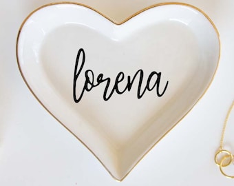 Personalized Ring Holders, Personalized Engagement Ring Dish, Custom Wedding Ring Trays, Engagement Gifts, Customized Wedding Trinket Dish