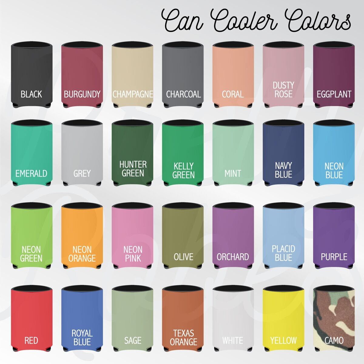 Custom Birthday Can Coolers - Personalized Neoprene Drink Sleeves For Parties & Events