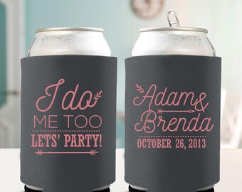 Wedding Party Can Coolers, Wedding Custom Can Coolers, Wedding Can Coolers, Custom Weddding Can Coolers, Wedding Party Favors (08)