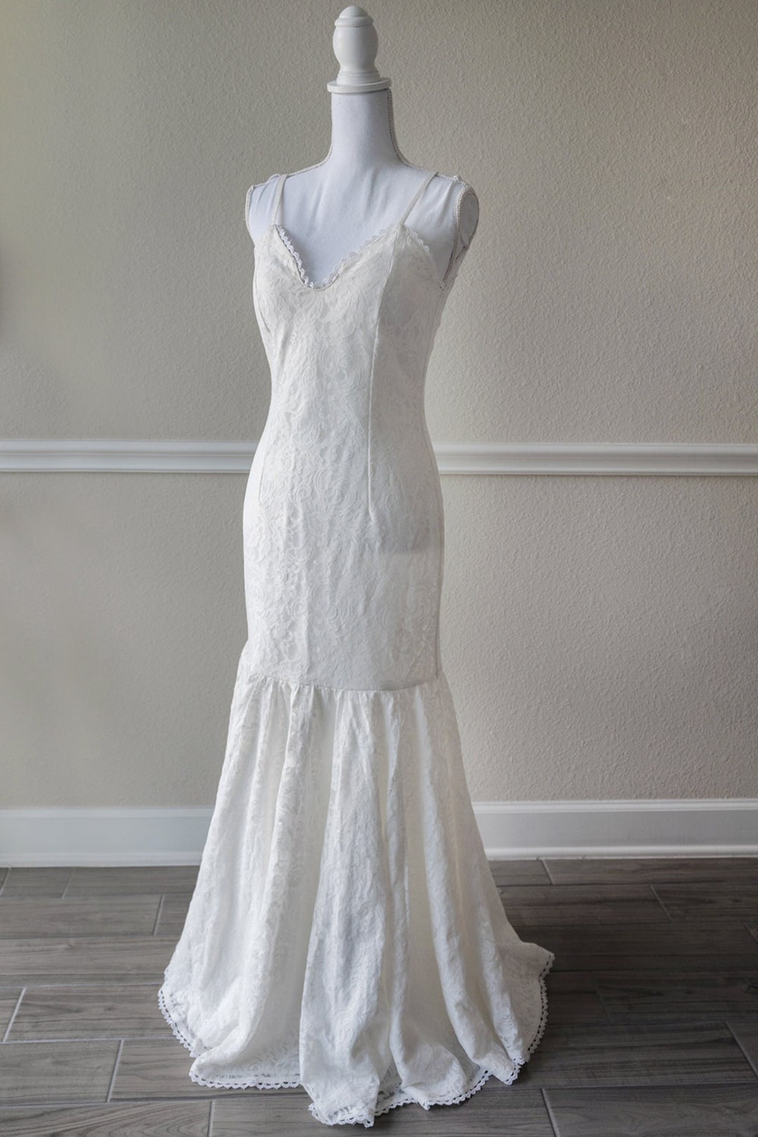 Custom Wedding Dress, Made to Order Lace Bridal Gown, Custom Lace ...