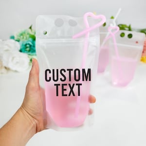 Drink Pouches Etsy