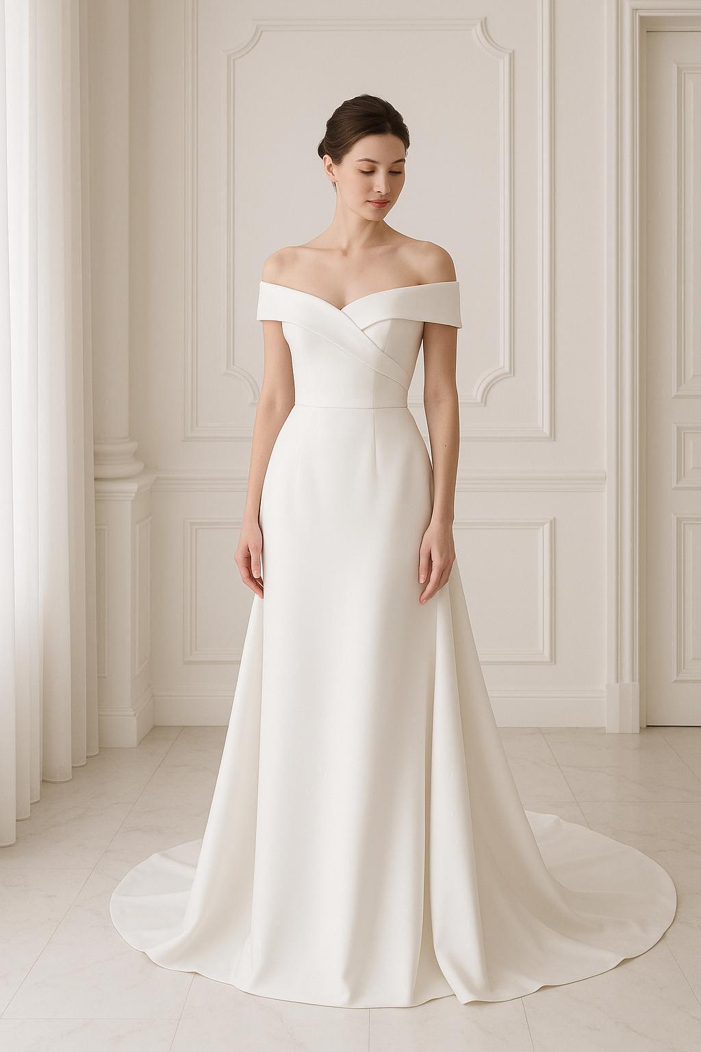 Simple Wedding Dresses No Train - Etsy Simple Wedding Dresses No Train - Etsy