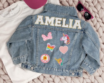 Gifts for Kids, Custom Jean Jacket, Toddler Jean Jacket, Personalized Jean Jacket, Kids Gift, Customized Denim Jacket, Custom Kids Jacket