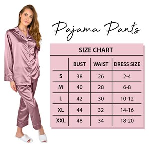 Bridesmaid Pajamas, Bridesmaid Pajama Set, Bridesmaid PJ Set, Bridesmaid Plus Size Pajamas, Bridesmaid Pajamas Long Pants, Bridesmaid PJs image 6