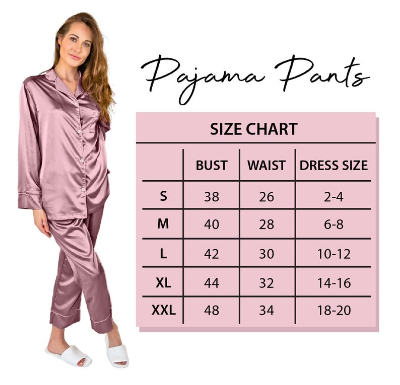 Bridesmaid Pajamas, Bridesmaid Pajama Set, Bridesmaid PJ Set, Bridesmaid Plus Size Pajamas, Bridesmaid Pajamas Long Pants, Bridesmaid PJs image 6