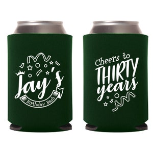 Birthday Can Coolers, Custom Birthday Can Coolers, Birthday Party Can Coolers, Birthday Party Can Coolers, Birthday Party Favors  (25)