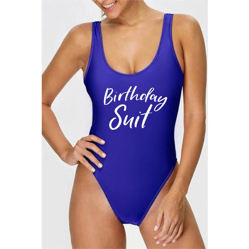 birthday one piece swimsuit