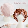 Reversible Satin Bonnet for Women, Sleep Bonnet for Women, Curly Hair Bonnet, Satin Natural Hair Bonnets, Double Layer Silky Satin Bonnets